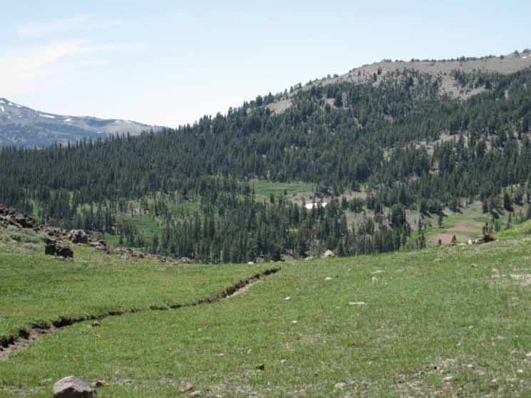 Trail South into Golden Canyon.